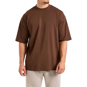 Nouvel Arrivage – T-shirt Homme Personnalisé Coupe Ample Décontractée à Manches Courtes Col Rond en Coton Pur Respirant Brodé – Prix de Gros Abordable - Product Image 2
