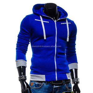 Sudadera con capucha deportiva de invierno para hombre, con cremallera completa, corte regular, transpirable, para gimnasio, entrenamiento y ejercicio. - Product Image 3