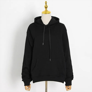 Sweat-shirt à capuche oversize en coton, logo personnalisé, streetwear homme femme, pull épais à imprimé graphique pour l'hiver décontracté - Product Image 5
