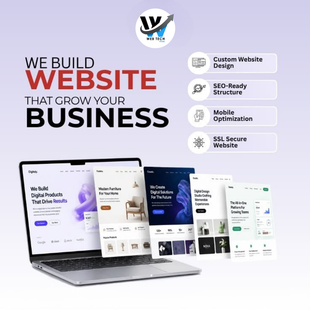 Website Design & Development Company | Custom Business & E-commerce Web Solutions| Web Tech Prime