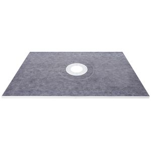 Kit per Doccia Impermeabile 38x60 Pollici con Flangia Centrale in ABS da 4 Pollici, Griglia in Acciaio Inox da 4 Pollici, 2 Accessori per Cabina Doccia - Product Image 2