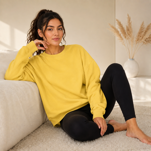 Sudadera para mujer, estilo moderno para el día a día, tela suave de primera calidad, ligera, cálida, cómoda, ajuste relajado, ropa informal esencial - Product Image 6
