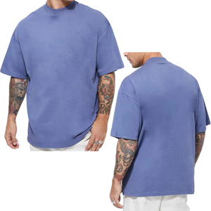 Men 100% Cotton Knitted T-Shirt Casual Summer Short Sleeve Neck Soft Breathable Lightweight Comfortable Gym Streetwear Daily - Product Image 6