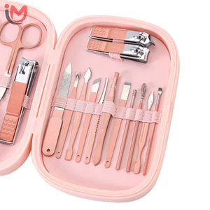 18pcs Infant Stainless Steel Nail Clippers Kit Manicure Set Professional Portable Classic Luxury Nail Care Grooming Tools - Product Image 3