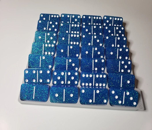 Juego de Dominó Clásico de Plástico Ecológico, Dominó Antiguo Doble Seis con Caja de Madera, 28 Piezas, Juego de Mesa al por Mayor - Product Image 2