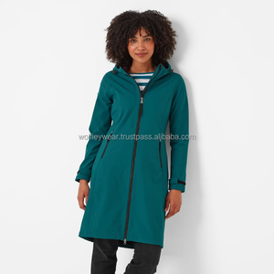 Vente chaude Deep Teal femmes Enya Softshell longue veste prix usine manches longues et coupe-vent femmes course vestes de plein air - Product Image 5