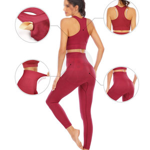 High Quality Women Yoga Set With Soft Fabric Stretch Fit Perfect For Daily <b>Exercise</b> And Flexibility - Product Image 5