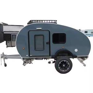 Remolque de Viaje Tipo Lágrima 4x4, de Acero Inoxidable, Ligero, con Capacidad para 4 Personas, Independiente, Venta al Por Mayor - Product Image 5