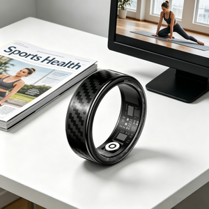 Fashion Women Smart Ring Heart Rate SpO2 Sleep Sports Tracker TikTok E Book <b>Camera</b> Remote Control - Product Image 3