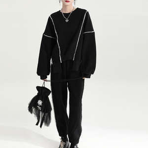 เสื้อคลุมไหมพรมกำมะหยี่สำหรับผู้หญิงไซส์ใหญ่ สไตล์ลำลอง แขนยาว ดีไซน์หรูหรา สำหรับฤดูใบไม้ร่วง ผ้าเนื้อแน่น ติดกระดุมเม็ดเดียว แขนถอดออกได้ - Product Image 4