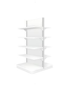 Étagère de présentation métallique légère pour supermarché commercial, gondole double face réglable pour les magasins de détail et d'alimentation - Product Image 4