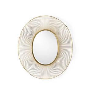 Espejo de Pared de Vidrio Transparente de Diseño Único para Decoración del Hogar, Espejo Redondo Colgante para Maquillaje - Product Image 1