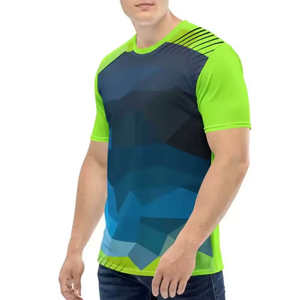 Camiseta de sublimación para hombre, de moda, en diferentes tallas / Camiseta de sublimación de longitud regular para hombre, para uso diario, en venta - Product Image 4