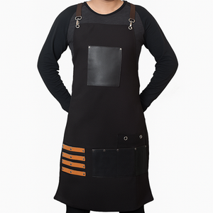 ผ้ากันเปื้อนและผ้าคลุมพิมพ์ลายแบบใหม่ด้วยเทคนิคการถ่ายเทความร้อน วัสดุ PVC สวมใส่สบาย รับสกรีนโลโก้ สำหรับร้านทำผม แต่งหน้า ตัดผม ช่างทำผม - Product Image 4