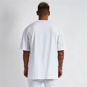 Camiseta de Algodón de Alta Calidad para Streetwear, Hombros Caídos, Impresión de Logotipo Personalizada, Ecológica, Cuello en V, Corte Regular, 220g, Peso Pesado - Product Image 5