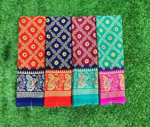 ผ้าซารีพิมพ์ลายพาวเวอร์เครป 6 เมตร รุ่นแฟบริคเฮาส์ สไตล์ทันสมัย |   ชุดลำลองและชุดออกงาน - Product Image 1