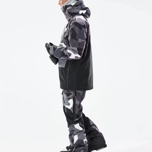 Combinaisons de ski unisexes personnalisées, chaudes, imperméables, avec fermeture éclair, pour le snowboard, le patinage sur glace, la compétition, la course, la randonnée en montagne, le saut en hiver - Product Image 3
