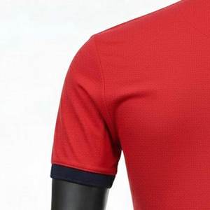 T-shirt en coton tricoté personnalisé avec broderie, poche unie, manches courtes, haute qualité, logo personnalisé, uniforme décontracté, grandes tailles pour hommes - Product Image 6