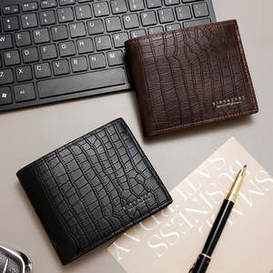 Cartera Corta para Hombre de Nuevo Diseño, Estilo Casual, Cierre de Cremallera, Forro de Poliéster Impermeable, Personalizable, Precio Razonable - Product Image 4