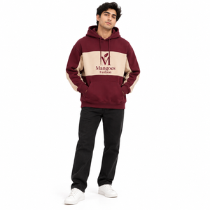 Vente en gros de sweats à capuche en molleton 100% coton respirant et écologique, coupe classique, pour hommes, imprimés numériquement, logo personnalisé brodé en 3D - Product Image 1
