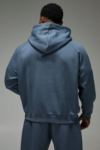 Sweat à capuche personnalisé vintage délavé, coupe oversize, couleur unie, pour l'automne, en coton, effet soleil délavé, streetwear, pull, fournisseur en gros OEM - Product Image 5