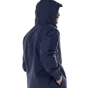 Parka d'hiver décontractée pour homme, style urbain, à manches longues, avec capuche, en toile de qualité, rembourrée en coton, fermeture éclair, grandes tailles L-7XL - Product Image 1
