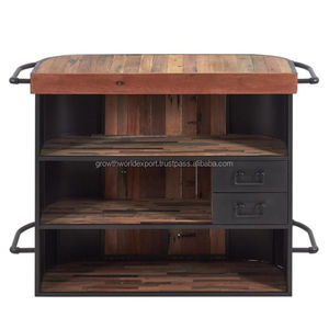 Mueble de Bar Moderno de Madera Maciza, Aparador con 2 Puertas, Almacenamiento de Lujo Hecho a Mano, Muebles para Sala de Estar de Rajasthan GWE248 - Product Image 1