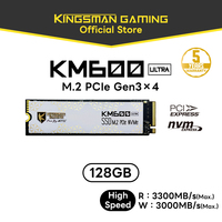 قرص صلب داخلي من كينغسمان AITC بسعة 128 جيجابايت M.2 NVMe PCIe Gen3 بسرعة 3300 ميجابايت/ثانية بتقنية 3D NAND لأجهزة الكمبيوتر المخصصة للألعاب