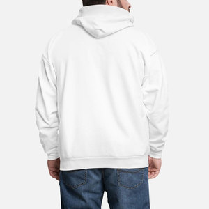 Sweat-shirt à capuche blanc pour homme avec imprimé bateau pirate, coupe classique, décontracté, en coton French Terry, avec poche sur le devant, pour l'automne - Product Image 2