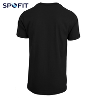 Custom roze unisex ademende crew neck korte mouw snel drogende 220g polyester sublimatie blank custom logo sport T-shirt