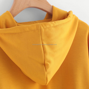 Sudadera corta con cordón para mujer, Top corto con capucha, Jersey, Blusa de manga larga, cuello redondo, Sudadera corta con capucha, novedad de 2025 - Product Image 4