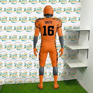 Uniforme de football américain sur mesure de qualité supérieure, tissu 100 % polyester doux au toucher, uniforme de football américain pour les joueurs de l'équipe - Product Image 3