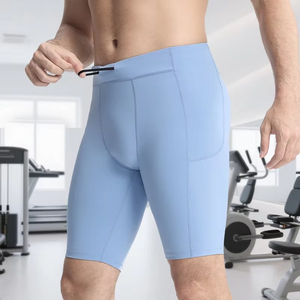 Vale Tudo Shorts New Arrival Custom Logo <b>Tight</b> Vale Tudo Shorts Men 100% Polyester Solid <b>Pattern</b> Casual Style Vale Tudo Shorts - Product Image 6