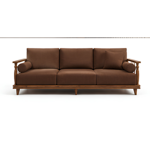 Juego de Muebles Modernos para Sala de Estar de Madera de Teca Sólida, Sillón, Mesa de Centro - Product Image 3