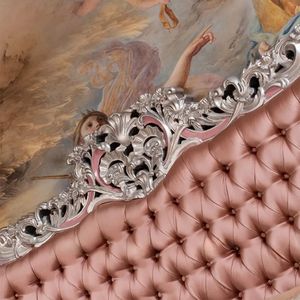 Offre Spéciale : Ensemble de Chambre Luxe Classique Mandarin Oriental Rose Sculpté, Lit Capitonnée Rembourré, Mobilier Royal Élégant - Product Image 6