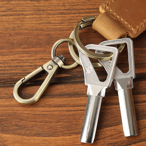 Wholesale Customized Genuine Leather <b>Key</b> <b>Chain</b> Holder for Men and Women Universal <b>Car</b> <b>Key</b> Fob Keychain <b>Key</b> Holder - Product Image 6