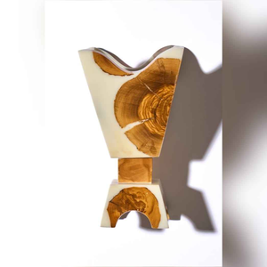 Luxury <b>Decorative</b> Solid Wood Resin Handmade Premium Religious Mabkhara Burner Durable Eco-Friendly Organic Elegant Home - Product Image 2