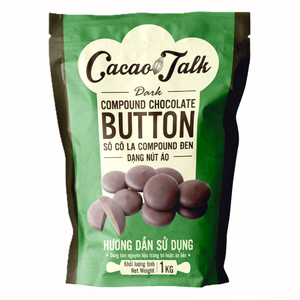 Chocolat Exotique du Vietnam à base de Biscuits et Cookies de Boulangerie HALAL OEM/ODM, Boutons de Chocolat Noir au Cacao 1KG, Expédition Mondiale - Product Image 1