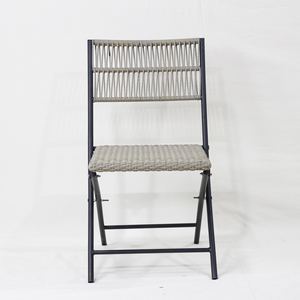 Comehome Silla plegable de hierro y plástico, asiento extra ancho, resistente a los rayos UV, cómoda - Product Image 6