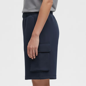 Shorts décontractés d'été pour femmes en gros – Respirants, 100 % coton molletonné, logo personnalisé imprimé en sérigraphie, haute qualité, écologiques - Product Image 5