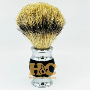 แปรงโกนหนวดคุณภาพพรีเมียม Hooper and Company ด้ามไม้สีดำ ขนแบดเจอร์แท้ ยั่งยืน พร้อมบริการสลักโลโก้ตามสั่ง - Product Image 2