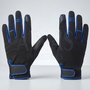Gants d'équitation en cuir de haute qualité personnalisés OEM ODM respirants et légers avec grip en silicone, marque privée - Product Image 4
