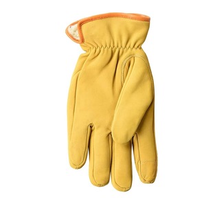 2026 Leather Work <b>Gloves</b> With Wrist Closure, Construction, Motorcycle Driving <b>Gloves</b> For Men - Product Image 2