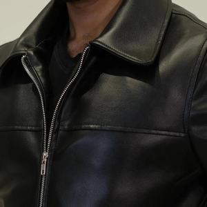 Chaqueta de Cuero para Hombre, Chaqueta Negra de Alta Calidad, Estilo Británico, Chaqueta de Cuero PU para Hombre - Product Image 3