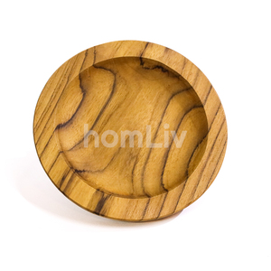 Handmade Kazuto M Sustainable Solid Wood Natural Solid Teak Wood Mortar and Pestle Set Kitchen <b>Herb</b> <b>Grinder</b> Rustic Cooking Tool - Product Image 1