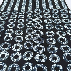 Tela de algodón con estampado de cera africana de primera calidad para mujer, asequible para vestidos, bodas, ropa de fiesta y diseños personalizados Congo - Product Image 2