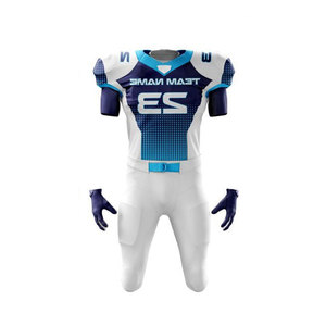 Compression American Football Uniform Kits Men's Practice Team Soccer Wear Sublimation Football Jersey Sets Sportswear - Product Image 2