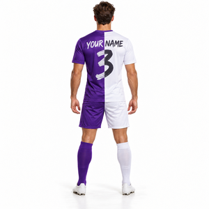 ชุดยูนิฟอร์มฟุตบอลสั่งทำขายส่ง เสื้อและกางเกงฟุตบอลแบบกำหนดเองสำหรับสโมสร ทีม และการฝึกซ้อม - Product Image 2