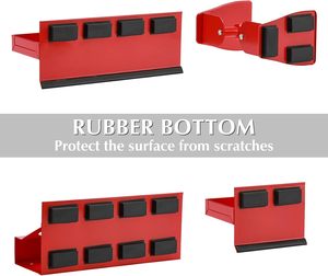 Metal Magnetic Toolbox for Cabinet Steel Tool Tray <b>Storage</b> <b>Bins</b> for Garage, Workshop & Tool Chest Red OEM Vietnam GAPGAR017 - Product Image 4