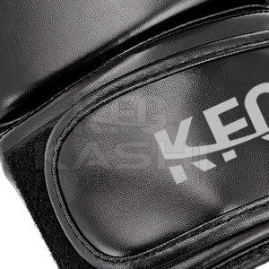 Adjustable Leather Kick Boxing <b>Gloves</b> Breathable <b>Moisture</b>-Wicking Hook Loop Closure Made for Strength Training Sparring Long - Product Image 5